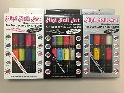 Migi Nail Art BEAUTIFULLY BOLD decorating set (3 box set) by Migi Nail Art