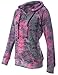 Joe's USA Koloa Surf Co. Womens V-Neck Burnout Hoodies in Sizes S-2XL
