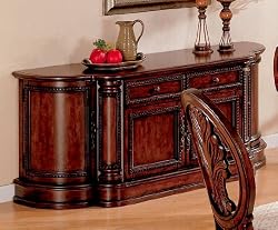 Coaster Tabitha Traditional China Buffet in Cherry Finish