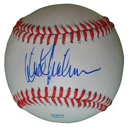 New York Yankees Dick Tidrow Autographed ROLB Baseball, Chicago Cubs, Cleveland Indians, Proof Photo