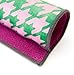 Toddy Gear Lovebeat 5 x 7 Inch Premium Microfiber Smart Cloth, for iPad and Touch Screen Cleaning - Retail Packaging - Pink/Green, 15X7B1204