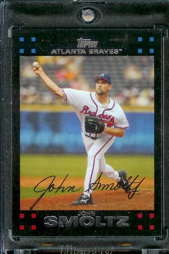 2007 Topps #60 John Smoltz Atlanta Braves Baseball Card - Mint Condition - Shipped in Protective Display Case!