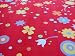 Power Flower rot Retro Designer Spielteppich 200x300 cm