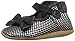 Robeez Girls' Spotted Shannon Mary Jane, Black, 6-12 Months M US Infant