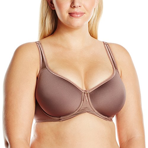Wacoal Women's Plus Size Basic Beauty Full Figure Contour Bra, Deep Taupe, 40DD