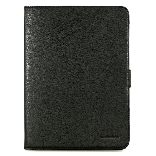 Image for CaseCrown Synthetic Leather Opening Case with Interior Compartments (Black) for Amazon Kindle DX