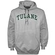 Tulane Green Wave Ash Vertical Arch Hoody Sweatshirt