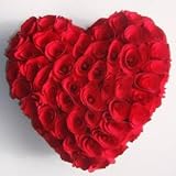 Rose Wood-Curl Puff Heart