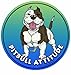 Imagine This 4-3/4-Inch by 4-3/4-Inch Car Magnet Dog Attitude, Pit Bull