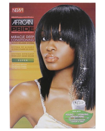 HealthPersonalCare: African Pride Miracle Deep Conditioning No Lye Relaxer System. Super