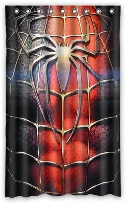 Best Design Spider-Man Window Curtains/drape/panels/treatment Polyester Fabric Office/Home/Bedroom Decor 52"x 84"