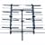WINEGARD HD-8800 UHF High-Gain 8-Bay Bow-Tie HDTV Antenna
