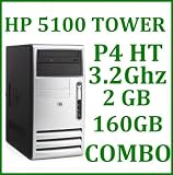 Fast HP DC5100 Computer Tower Desktop Pentium 4 HT 3.2Ghz 2gb 160gb DVD/CDRW Keyboard/Mouse included