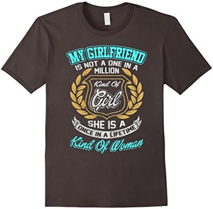 Men's Funny Girlfriend T Shirt 2016 2XL Asphalt