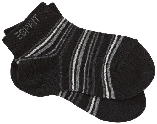 ESPRIT Unisex - Kinder Sneaker & S&ouml;ckchen 18326 Fine Stripe Sneaker, Gr. 28(27-30), Schwar Preisvergleich