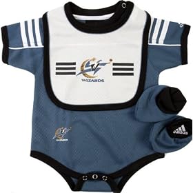 washington wizard apparel baby infant creeper bib booties
