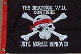 Beatings Will Continue Pirate Flag 12