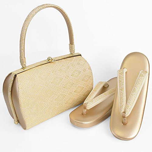 和ごころきもの屋　【紗織】ブランド【草履バッグセット】Ｍサイズ【帯地】パールトーン加工済【３枚芯】【日本製】和装バッグ　着物　バッグ　セット　フォーマル　単品　礼装　留袖　成人式　結婚式　訪問着　附下げ　振袖　bagset209