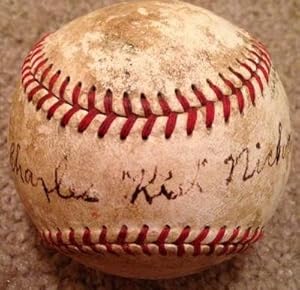 Charles Kid Nichols Single Signed Auto Baseball Ball - PSA/DNA Certified - Autographed Baseballs