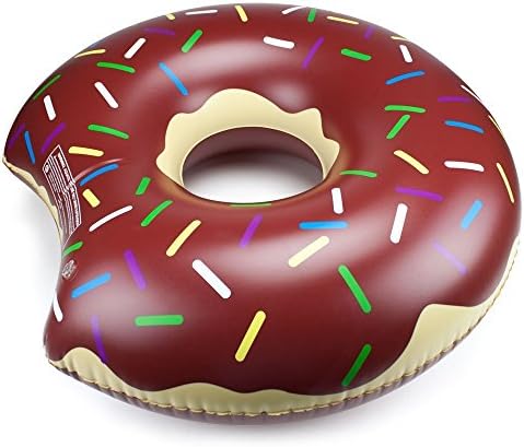 Yhsatpow chocolate Gigant Donut Shaped Pool Float