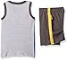 DC Comics Boys' 3 Piece Batman and Superman T-Shirt Muscle Tee and Shorts Set