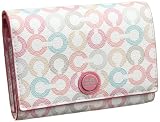 「[コーチ] COACH 公式 ウェイバリー コーテッド キャンバス コンパクト クラッチ  43626 SV/N5 SV/N5 (シルバー/ニュートラル マルチ)」の画像