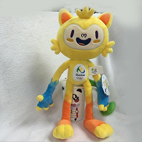 Mascot Vinicius Stuffed Plush Doll Toy Gift for 2016 Brazil Rio de Janeiro Olympic