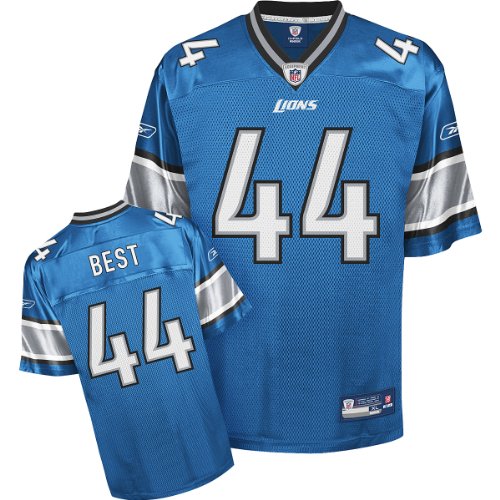 Reebok Detroit Lions Jahvid Best Replica Jersey Medium