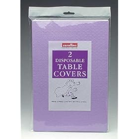Disposable Tablecovers (pack of 2, Caroline brand) - Lilac