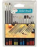 Assorted Artist Paint Brushes 15-PIECE Kit Set