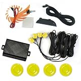 4 Parking Sensors Car Reverse Backup Radar Sound Alert Buzzer Security Yellow 51h uAr SWL. SL160 4 Parking Sensors Car Reverse Backup Radar Sound Alert Buzzer Security Yellow