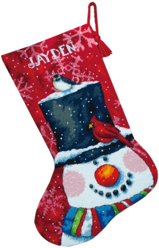 EK Success Dimensions Needlepoint, Snowman and 