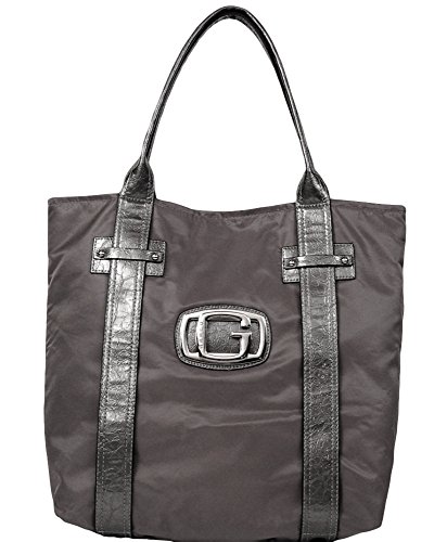 GUESS Nylon Beach Grey Large Tote Bag Handbag