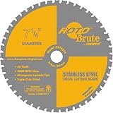 IMAGE OF Champion RS748SS RotoBrute 7-1/4-Inch 48 Tooth TCG Stainless Steel Cutting Saw Blade with 20-Millimeter Arbor
