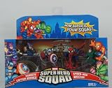 Marvel - Super Hero Squad - 039Super Hero Secret Wars039 - 4-Pack - with Hawkeye amp Captain America amp Spider-Man amp Wrecker