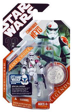 Star Wars 30th Anniversary Saga 2007 Legends Action Figure Commander Neyo