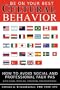 Be On Your Best Cultural Behavior