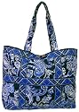 Vera Bradley Windsor Navy Tic Tac Tote