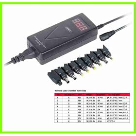 Alimentation Chargeur Universel Adaptateur pc portable 110W Max D�tection des tensions automatique - Avec Led - Universel USB pour ACER - ASUS - COMPAQ - DELL - FUJITSU - LITEON - HP - SAMSUNG - NEC - TOSHIBA - SONY - FUJITSU ...