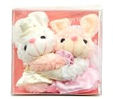 メチャラブウエディング【ウサギ】新郎新婦のうさぎちゃんが永遠の愛を誓います！プレゼントにオススメのウエディングドール♪