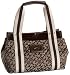 Tommy Hilfiger Logo Items Small Iconic Tote,Dark Chocolate/Ecru,one size