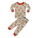 red monkey clothing-Paul Frank - Toddler Girls Long Sleeve Monkey Pajamas, Pink, Red