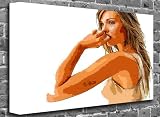 Ilary Blasi Totti Celebrity Supermodel Canvas Art Canvas Print Picture print Size: (60