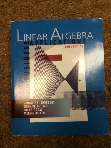 title linear algebra wbusapplicati