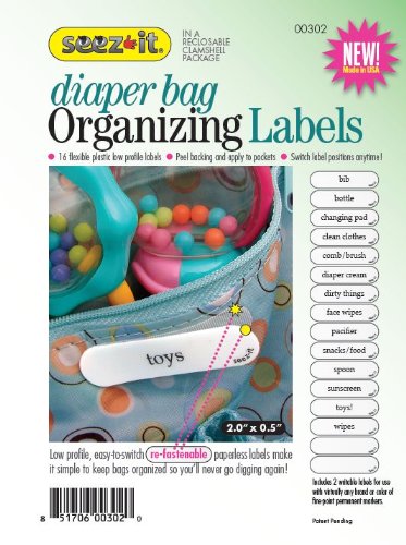 Picture of Addicks Enterprises Seez-it Diaper Bag Organizer Labels B005EHQ9DQ (Baby Carriers)