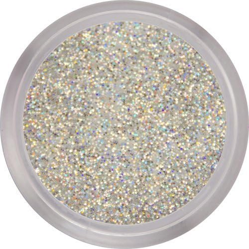 nail perfection 3.5g STARDUST acrylic nails powder (Holographic silver glitter) by Nail Perfection