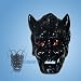 Black Demon Face Mask 2 PC Sai Holder Wall Display