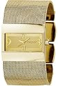 * DKNY Watch for Women * Donna Karan * NY4498 * Big Logo with Gold Tone Mesh Bracelet