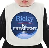 Ricky for president ネクタイを有する有機ビブ Medium
