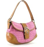 Coach Soho Mini Signature Soho Flap Z16246 (Pink/White)